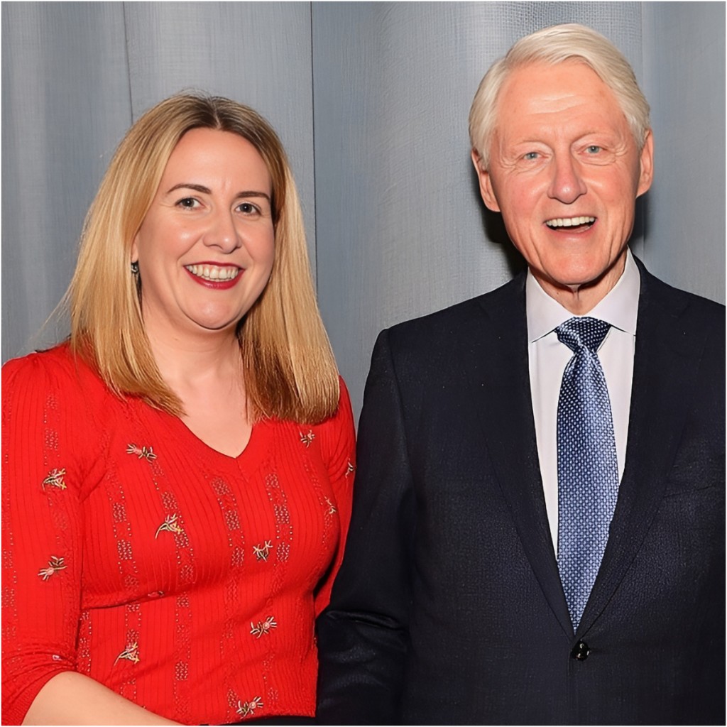 Sarah Keane at a diplomatic meeting during Northern Ireland reconciliation work