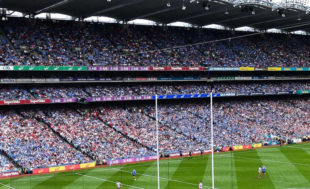 A full stadium on match day